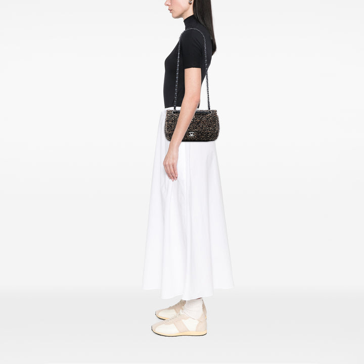 Chanel Medium Classic Tweed Double rabat – GABY PARIS Authentique