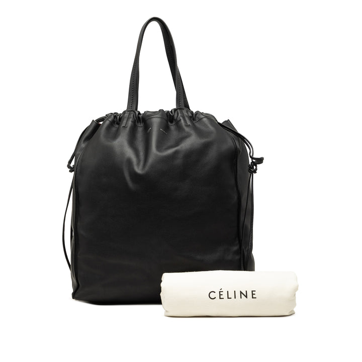 Celine Smooth Cuir de veau Vertical Coulisse Cabas