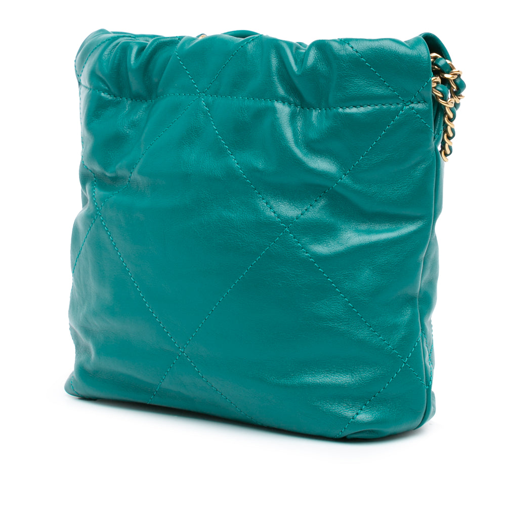 Chanel Mini Shiny Cuir de veau 22 Sac à main Vert – GABY PARIS Authentique