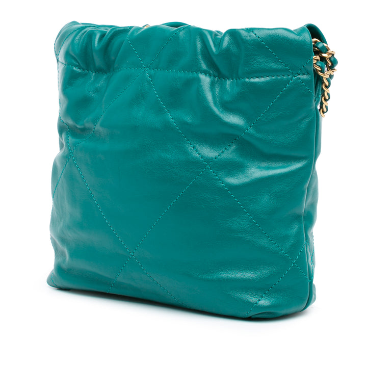 Chanel Mini Shiny Cuir de veau 22 Sac à main Vert – GABY PARIS Authentique