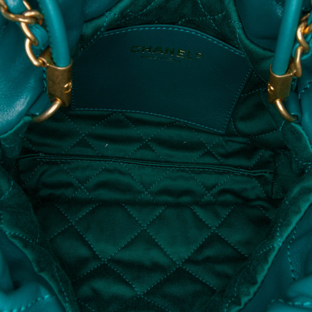 Chanel Mini Shiny Cuir de veau 22 Sac à main Vert – GABY PARIS Authentique