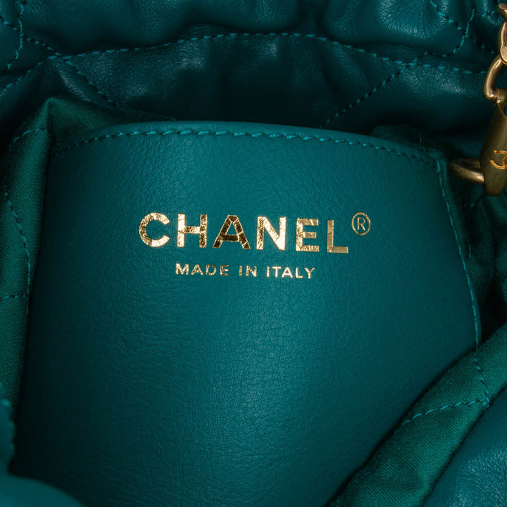 Chanel Mini Shiny Cuir de veau 22 Sac à main Vert – GABY PARIS Authentique