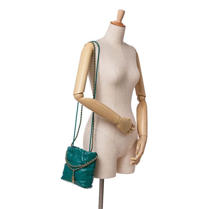 Chanel Mini Shiny Cuir de veau 22 Sac à main Vert – GABY PARIS Authentique