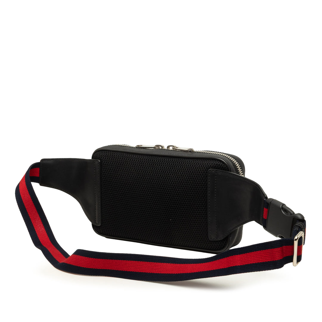 Gucci Web Sac ceinture GG Supreme Noir – vue 2 – GABY PARIS
