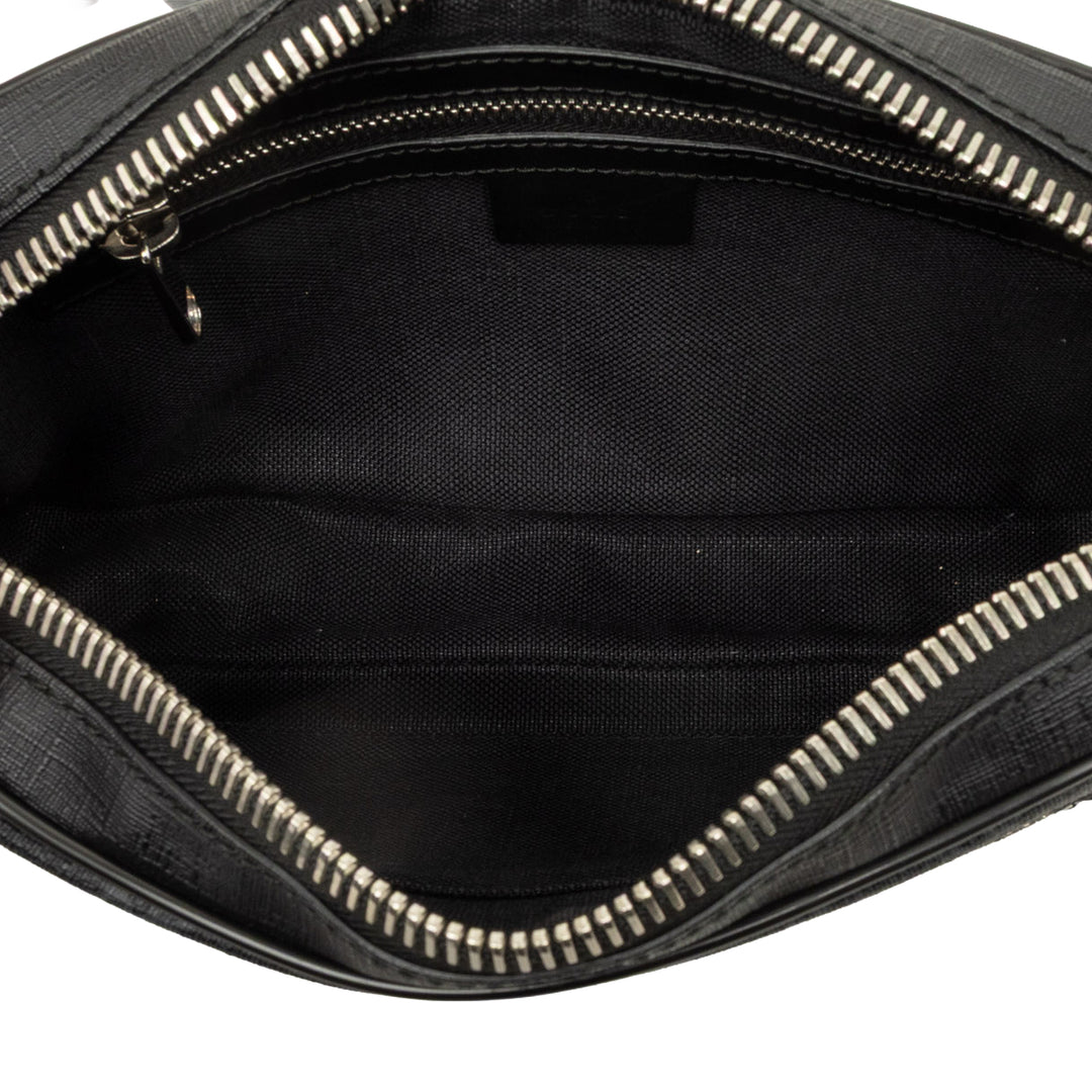 Gucci Web Sac ceinture GG Supreme Noir – vue 4 – GABY PARIS