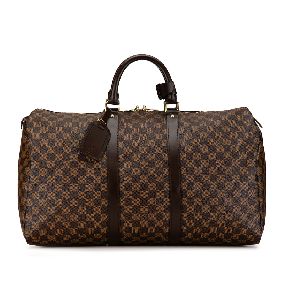 Damier Ebene Keepall 50 Brown - Gaby Paris