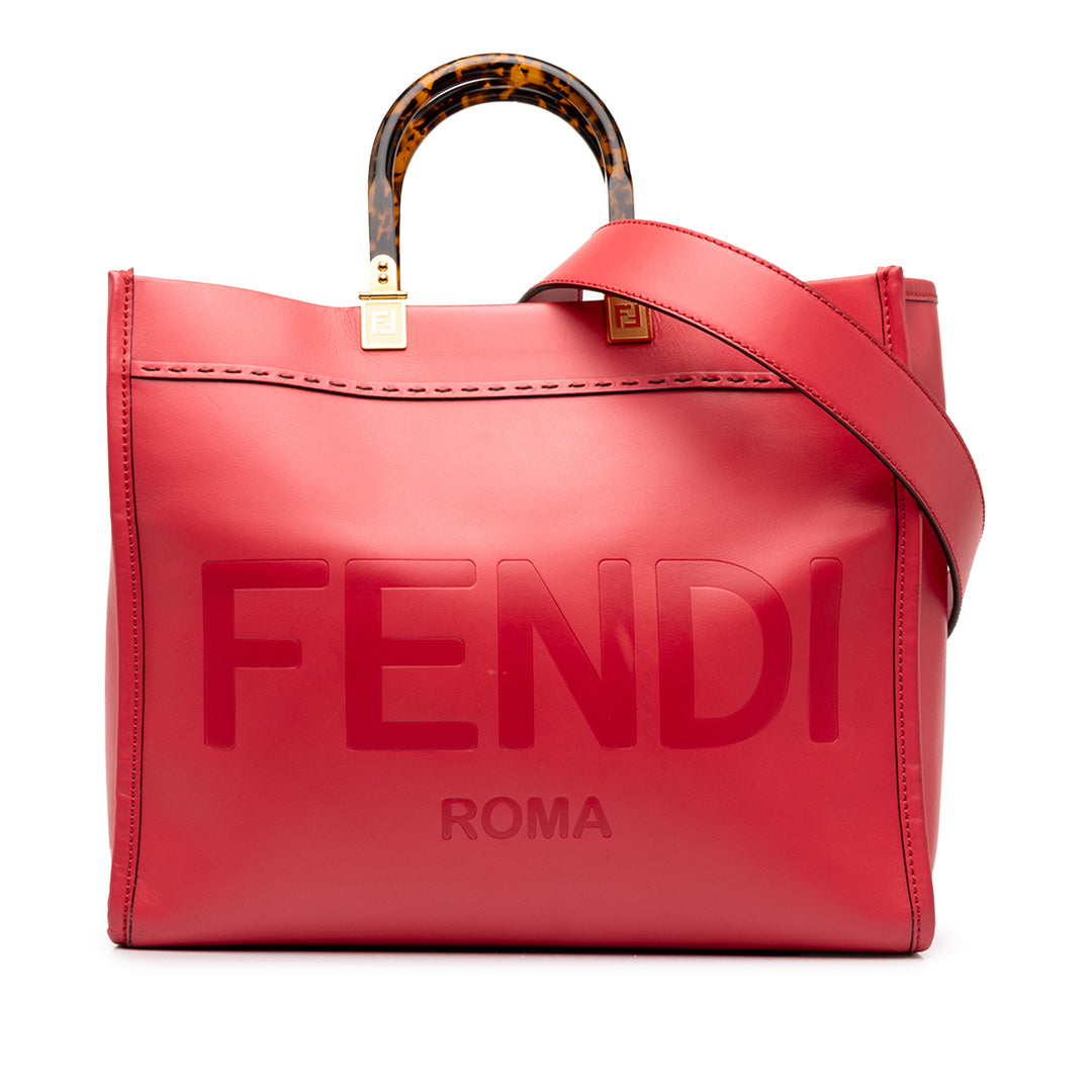 Fendi Sunshine Cabas Moyen Rose