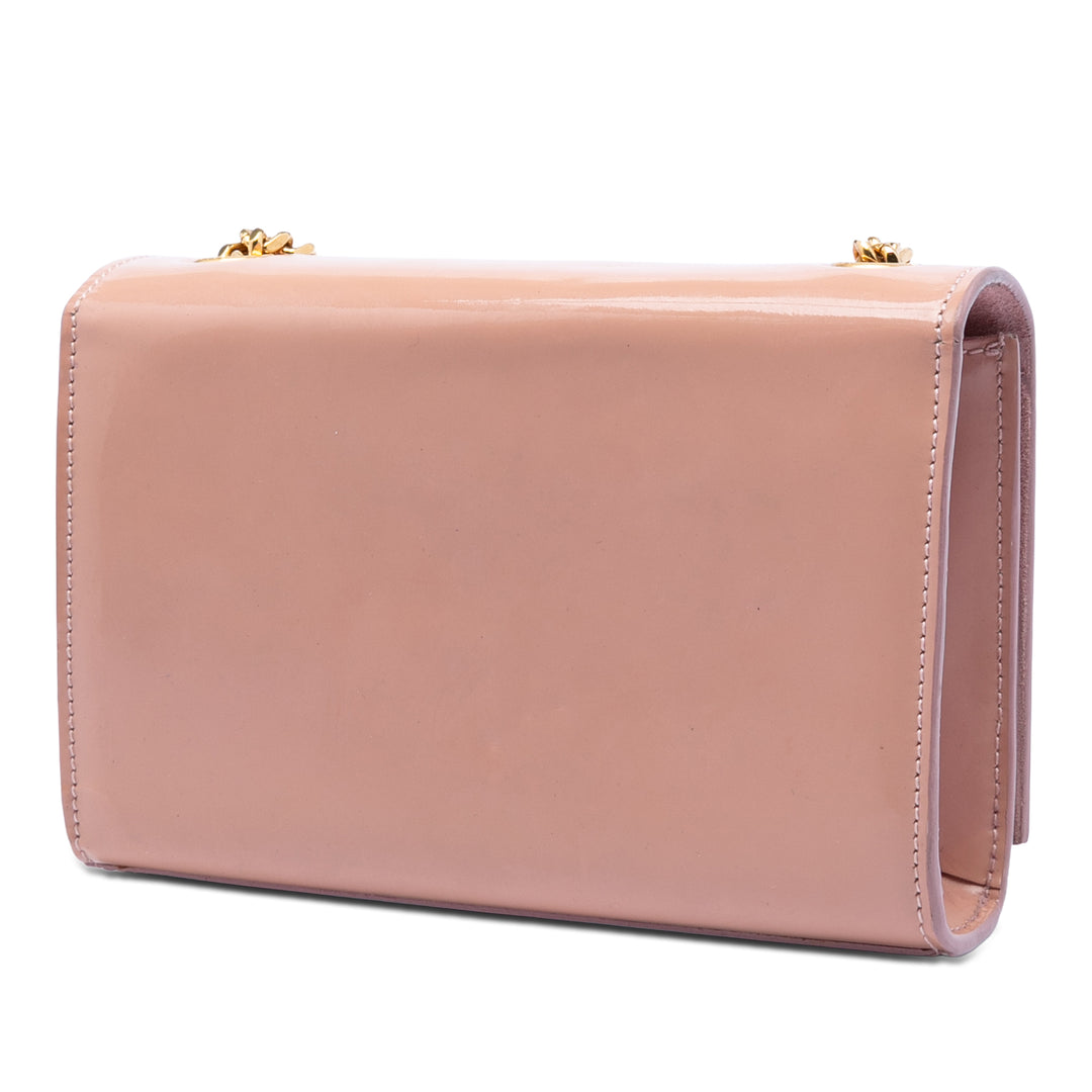 Saint Laurent Small Smooth Cuir de veau Monogram Kate Sac porté croisé