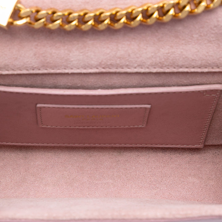 Saint Laurent Small Smooth Cuir de veau Monogram Kate Sac porté croisé