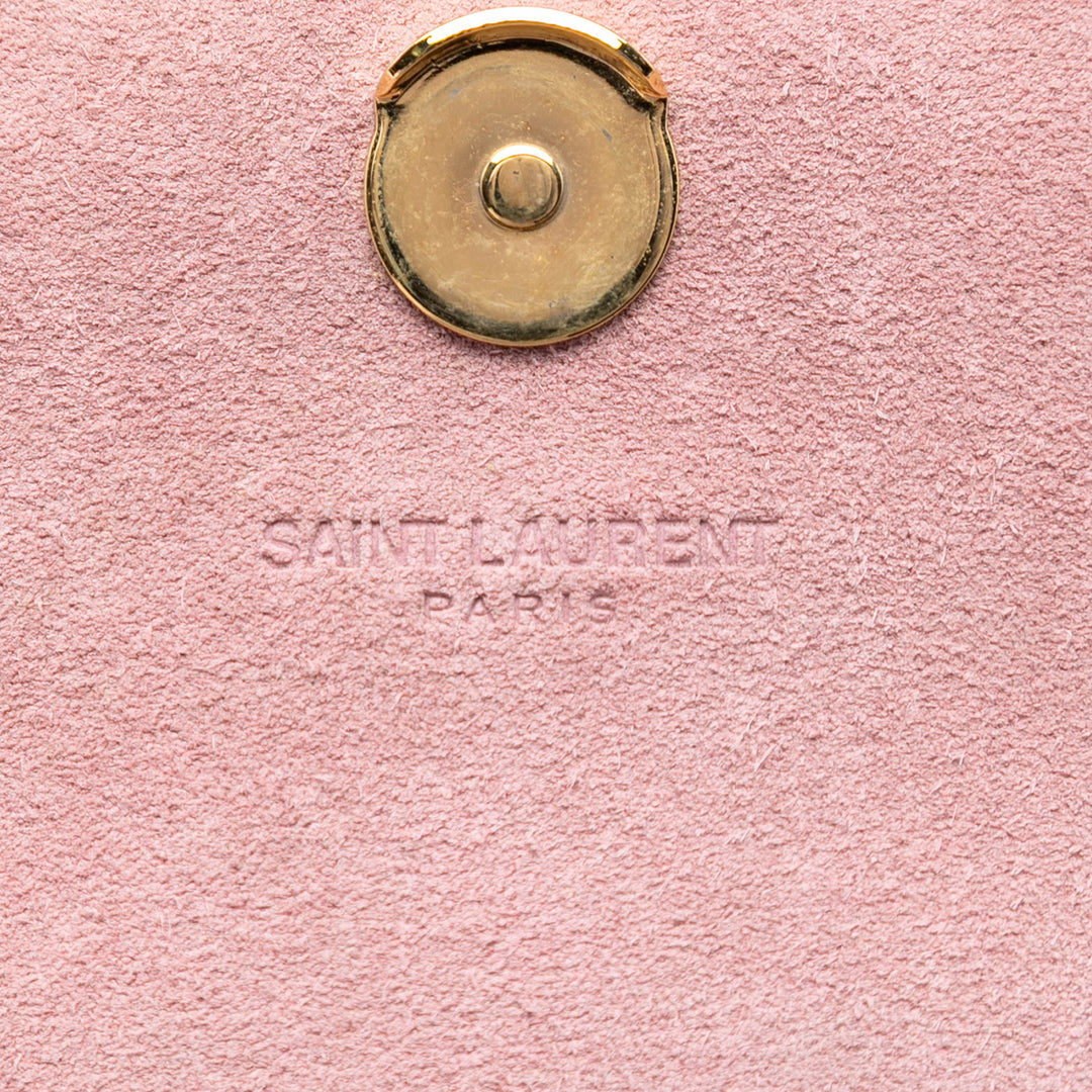 Saint Laurent Small Smooth Cuir de veau Monogram Kate Sac porté croisé
