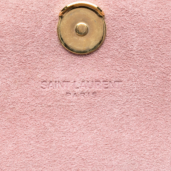 Saint Laurent Small Smooth Cuir de veau Monogram Kate Sac porté croisé