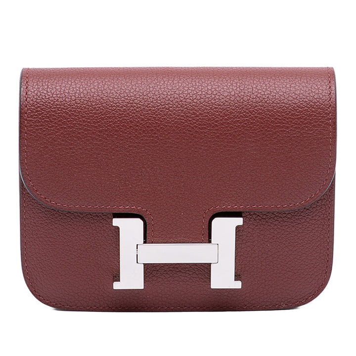 Hermès Constance Slim Portefeuille Cuir Clémence