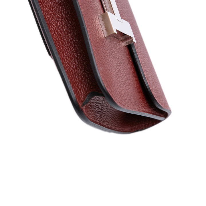 Hermès Constance Slim Portefeuille Cuir Clémence