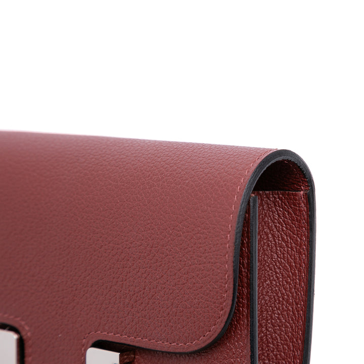 Hermès Constance Slim Portefeuille Cuir Clémence