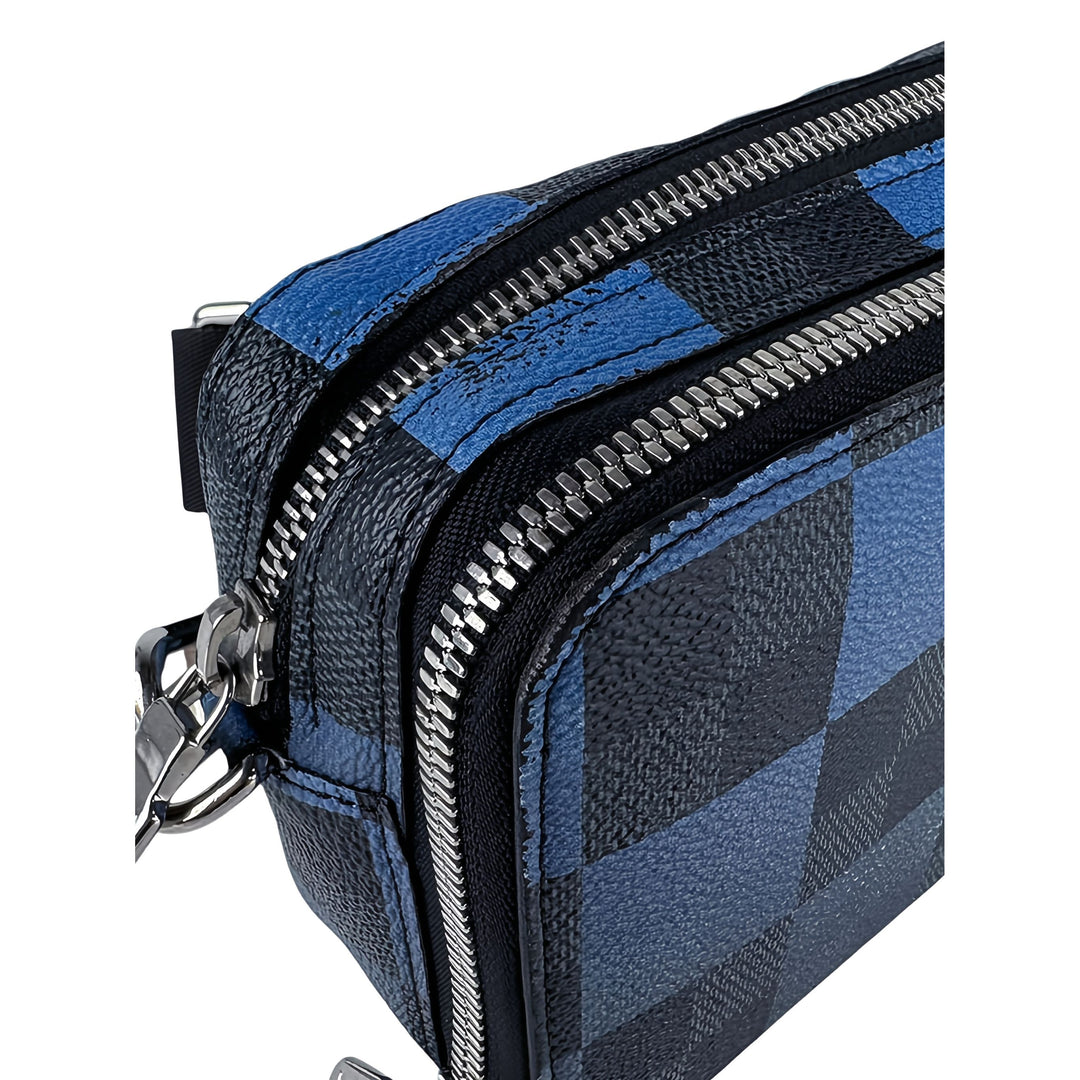 Louis Vuitton Giant Alpha Wearable Portefeuille Damier Graphite Bleu – vue 10 – GABY PARIS