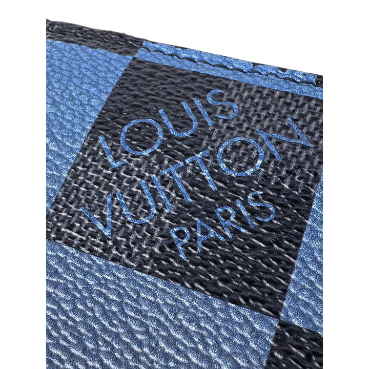 Louis Vuitton Giant Alpha Wearable Portefeuille Damier Graphite Bleu – vue 7 – GABY PARIS
