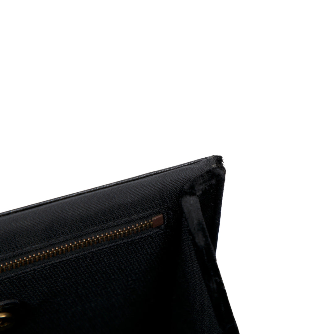 Fendi Velours Push Lock Boîte Sac