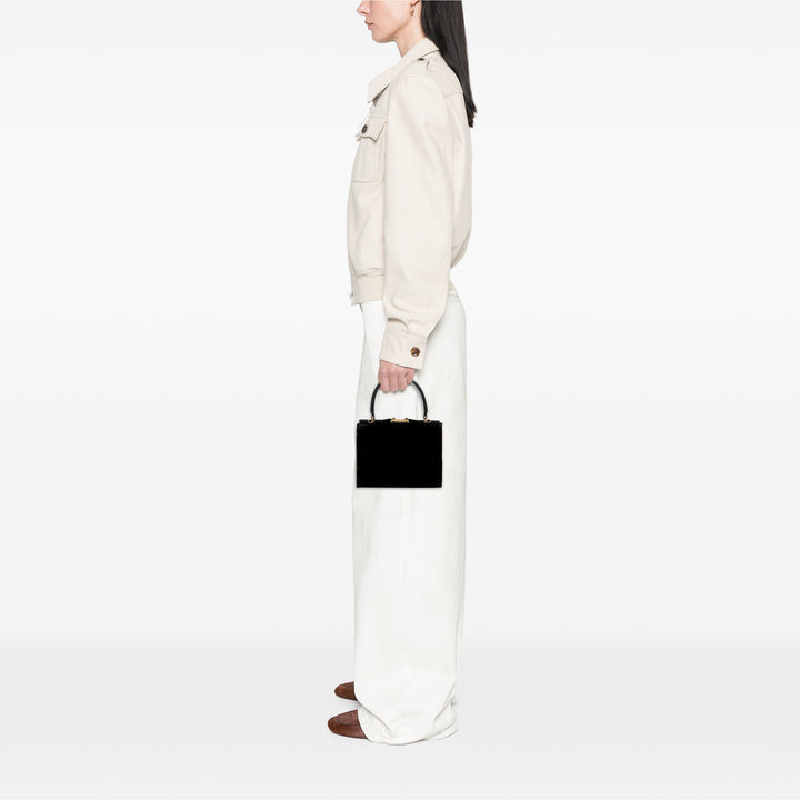 Fendi Velours Push Lock Boîte Sac