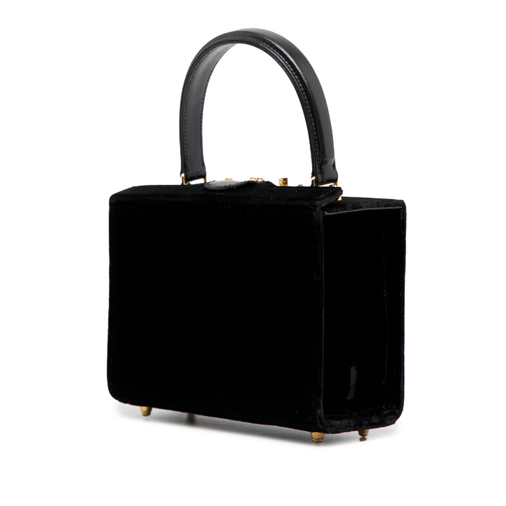 Fendi Velours Push Lock Boîte Sac