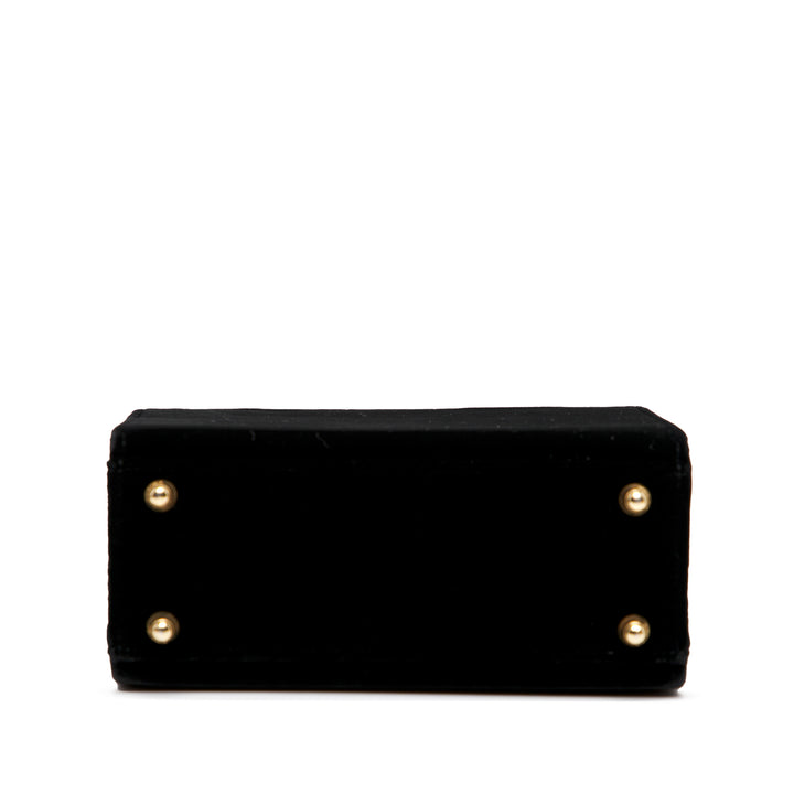 Fendi Velours Push Lock Boîte Sac