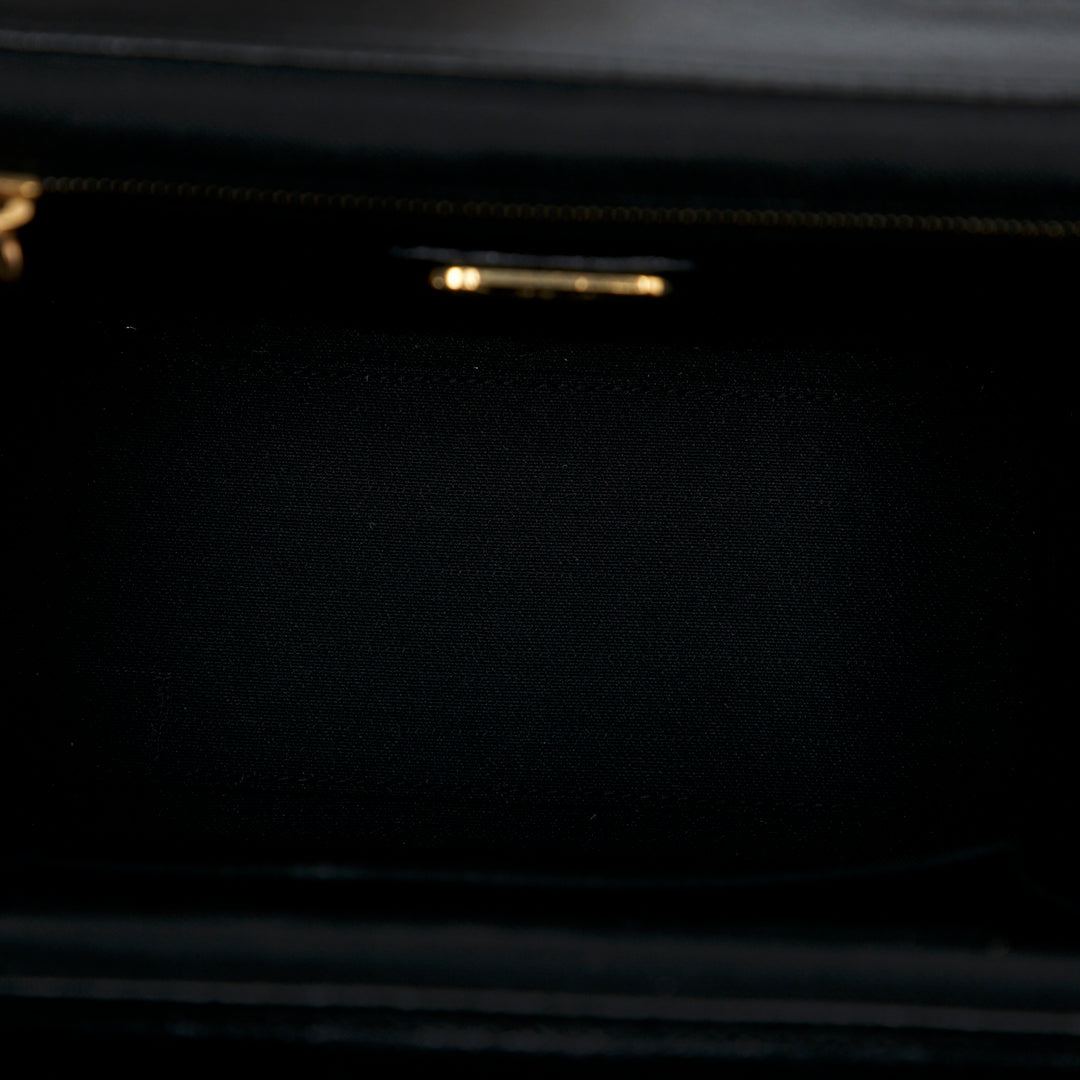 Fendi Velours Push Lock Boîte Sac