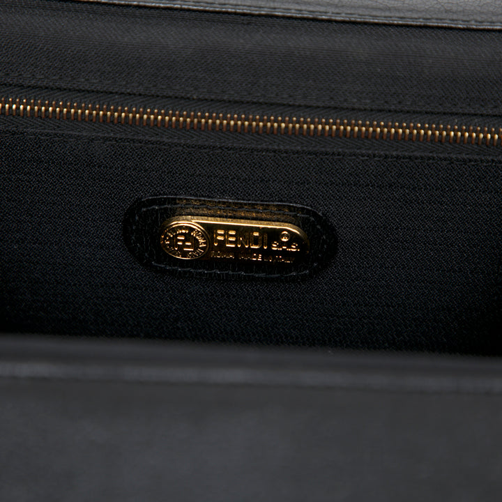 Fendi Velours Push Lock Boîte Sac