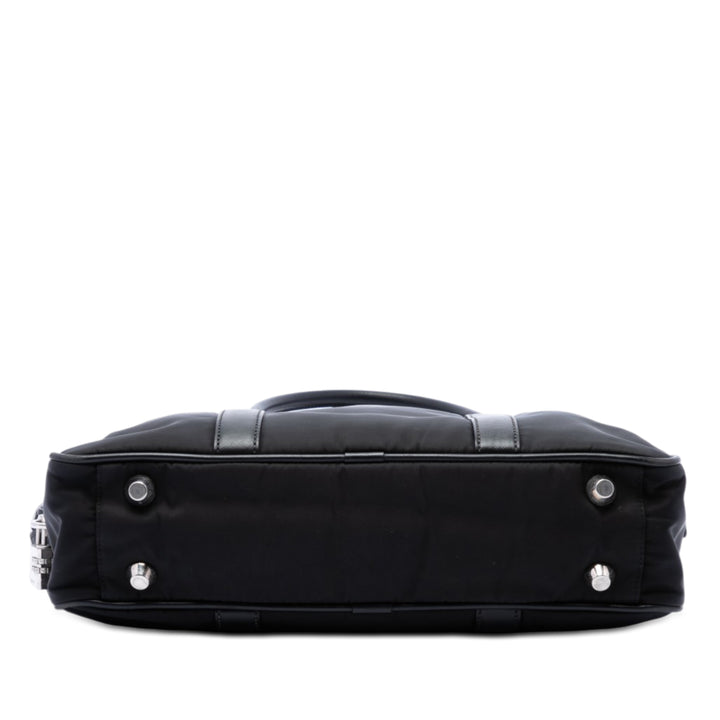 Prada Porte-documents à finitions Business Saffiano Noir – vue 3 – GABY PARIS