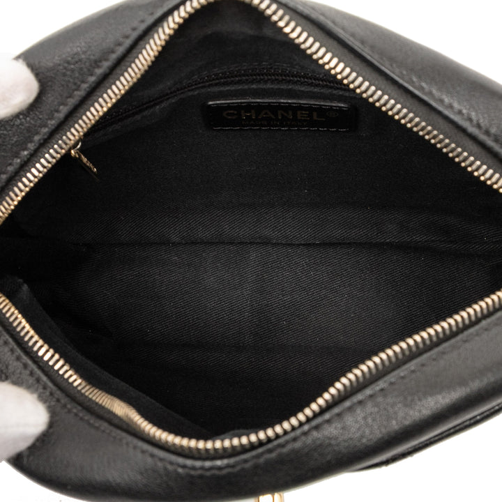 Chanel Medium Matelassé Goatskin Casual Trip Sac caméra