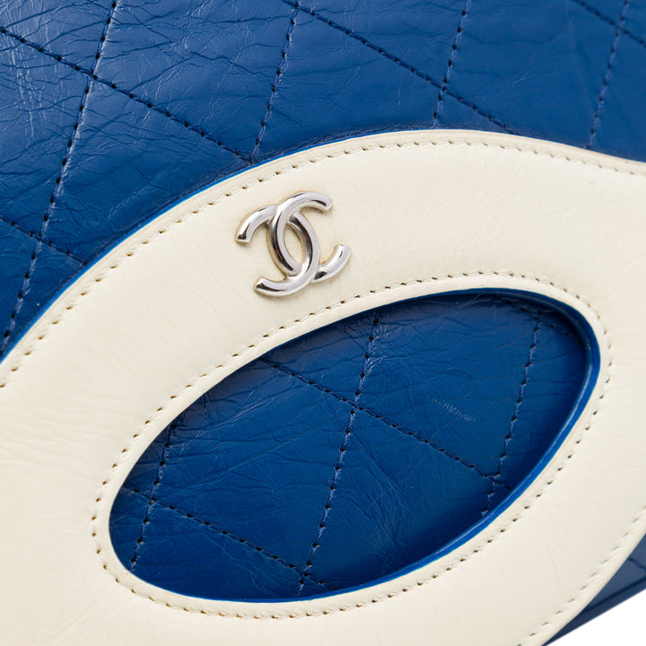 Chanel Small Bicolor vieilli Cuir de veau 31 Pochette