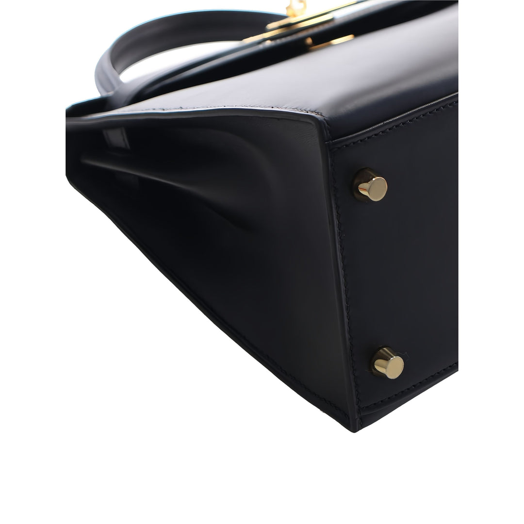 Hermès Sac à main Sombrero Kelly II Sellier 28 Noir – vue 13 – GABY PARIS