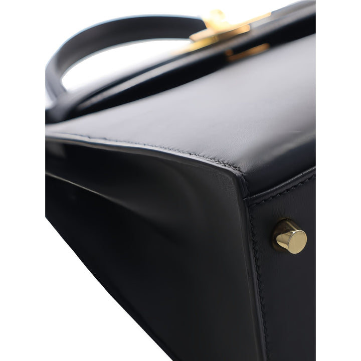 Hermès Sac à main Sombrero Kelly II Sellier 28 Noir – vue 14 – GABY PARIS