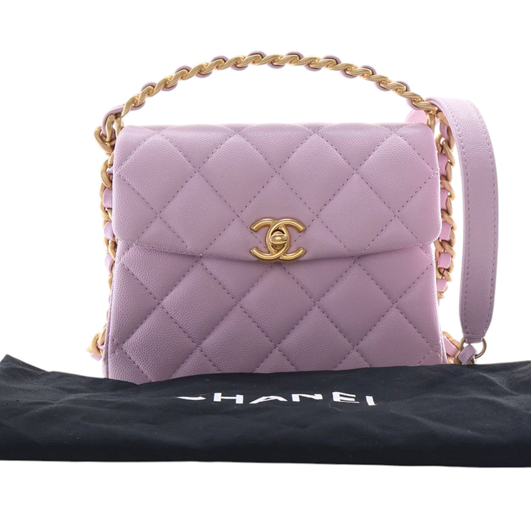 Chanel Mini Matelassé Caviar 31 Rue Cambon sac à anse supérieure