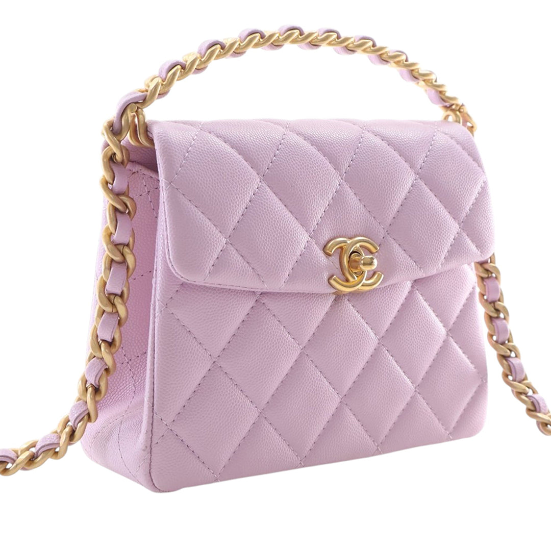 Chanel Mini Matelassé Caviar 31 Rue Cambon sac à anse supérieure