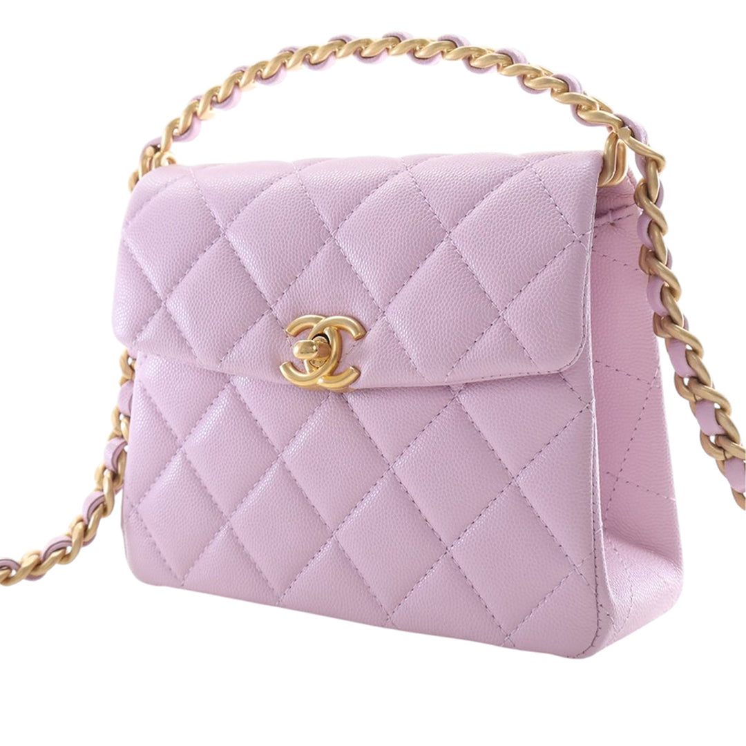 Chanel Mini Matelassé Caviar 31 Rue Cambon sac à anse supérieure