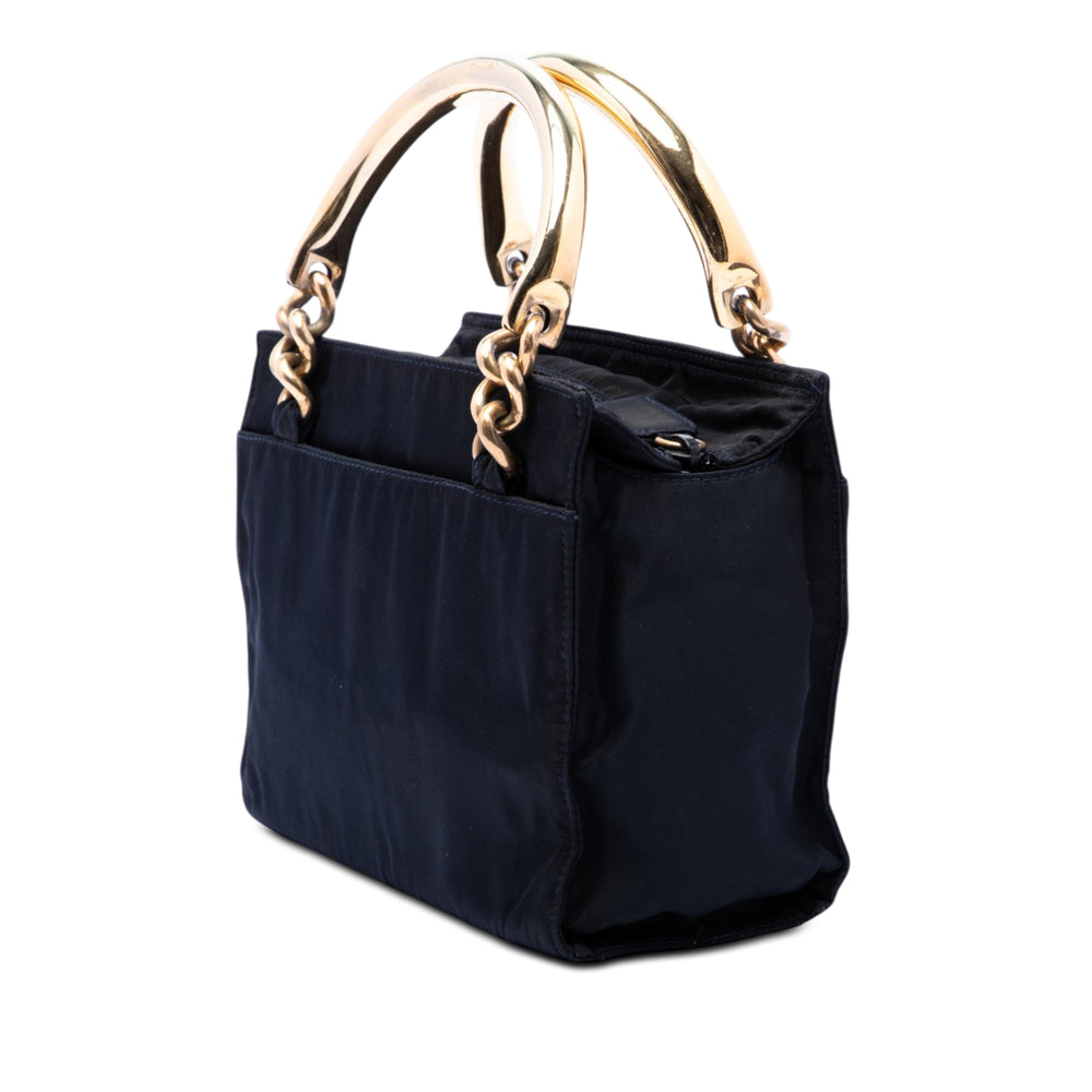Prada Sac à main Poignée Tessuto Bleu – vue 2 – GABY PARIS