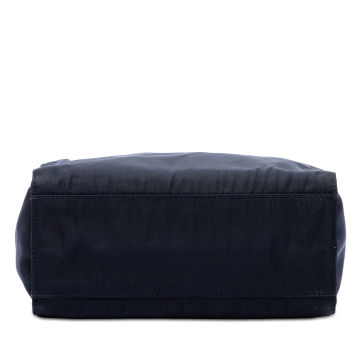 Prada Sac à main Poignée Tessuto Bleu – vue 3 – GABY PARIS