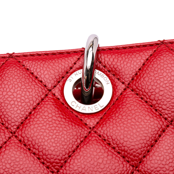 Caviar Grand Shopping Tote Red - Gaby Paris