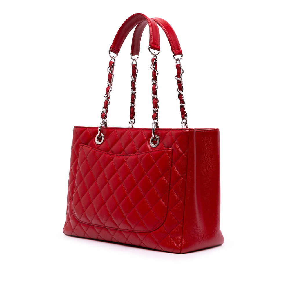 Caviar Grand Shopping Tote Red - Gaby Paris