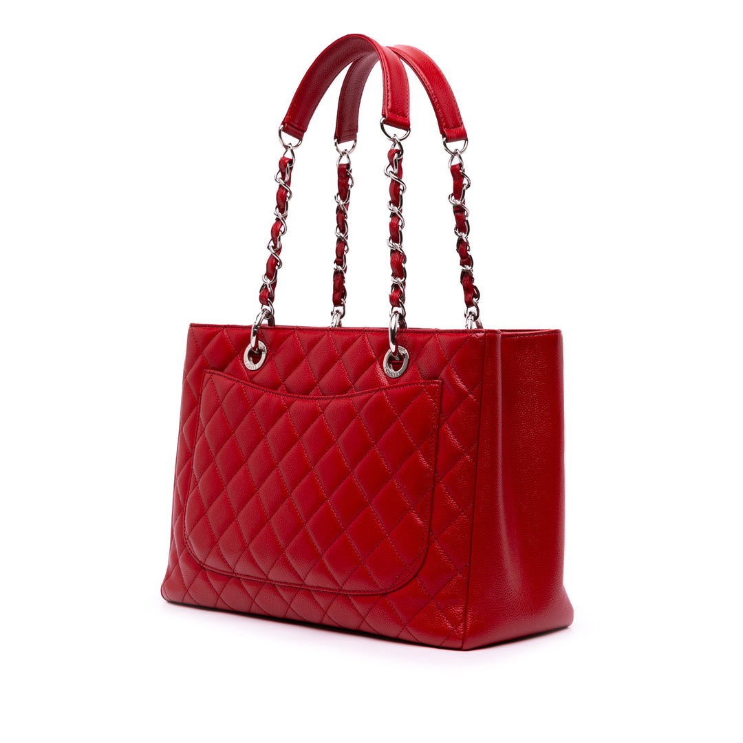 Caviar Grand Shopping Tote Red - Gaby Paris