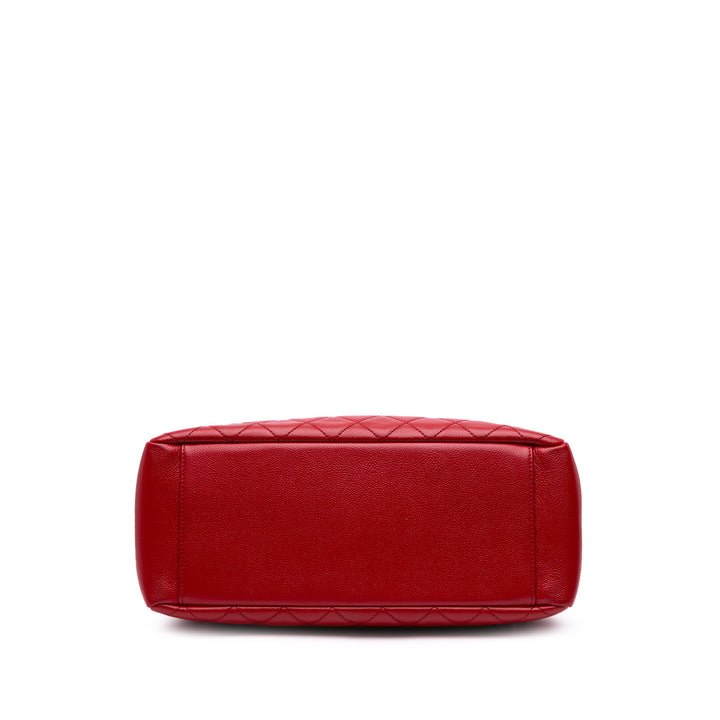 Caviar Grand Shopping Tote Red - Gaby Paris