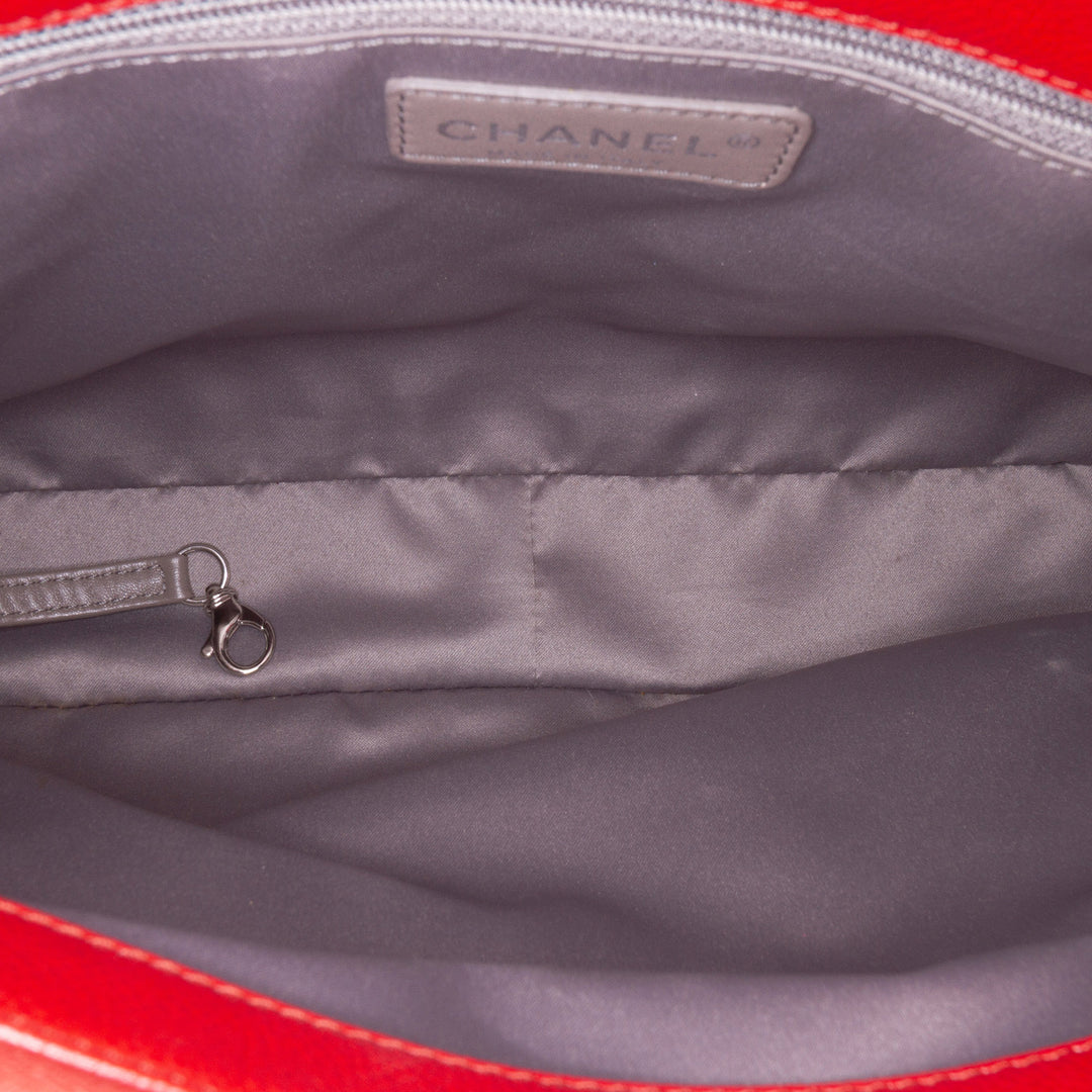 Caviar Grand Shopping Tote Red - Gaby Paris
