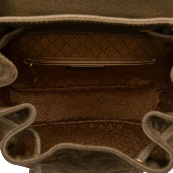 Bamboo Sac à dos à cordon Marron