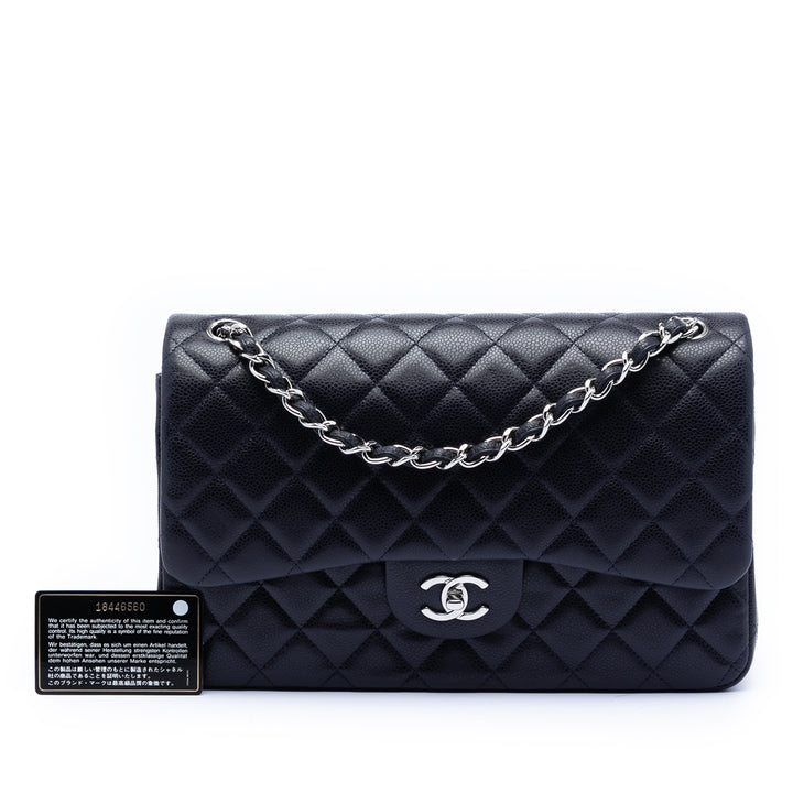 Chanel Jumbo Classic Caviar Double rabat