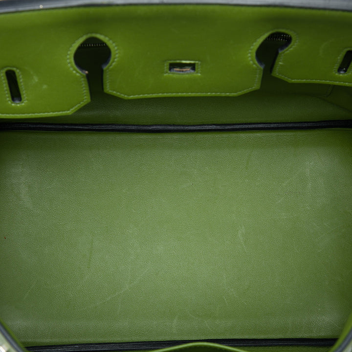 Hermès Sac à main Birkin Retourne 35 Swift Vert – vue 4 – GABY PARIS