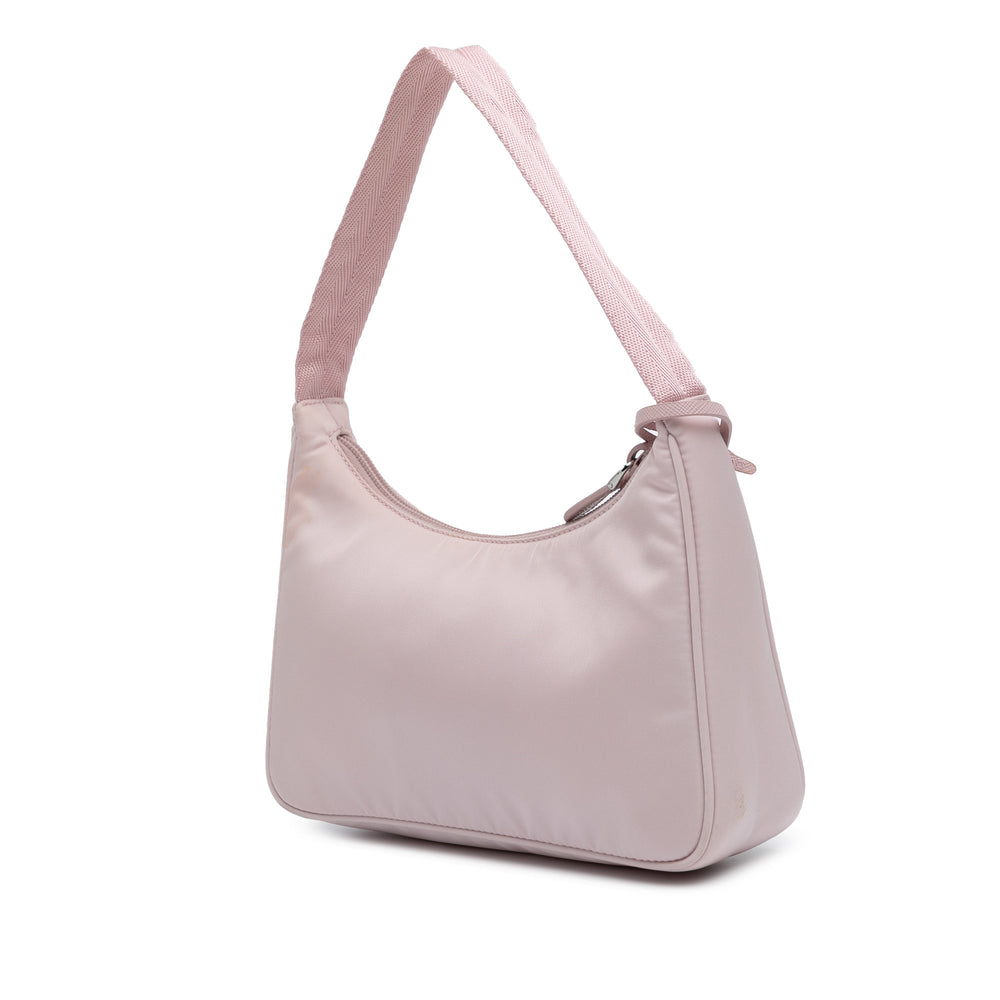 Mini Re Nylon Re Edition 2000 Shoulder Bag Pink - Gaby Paris