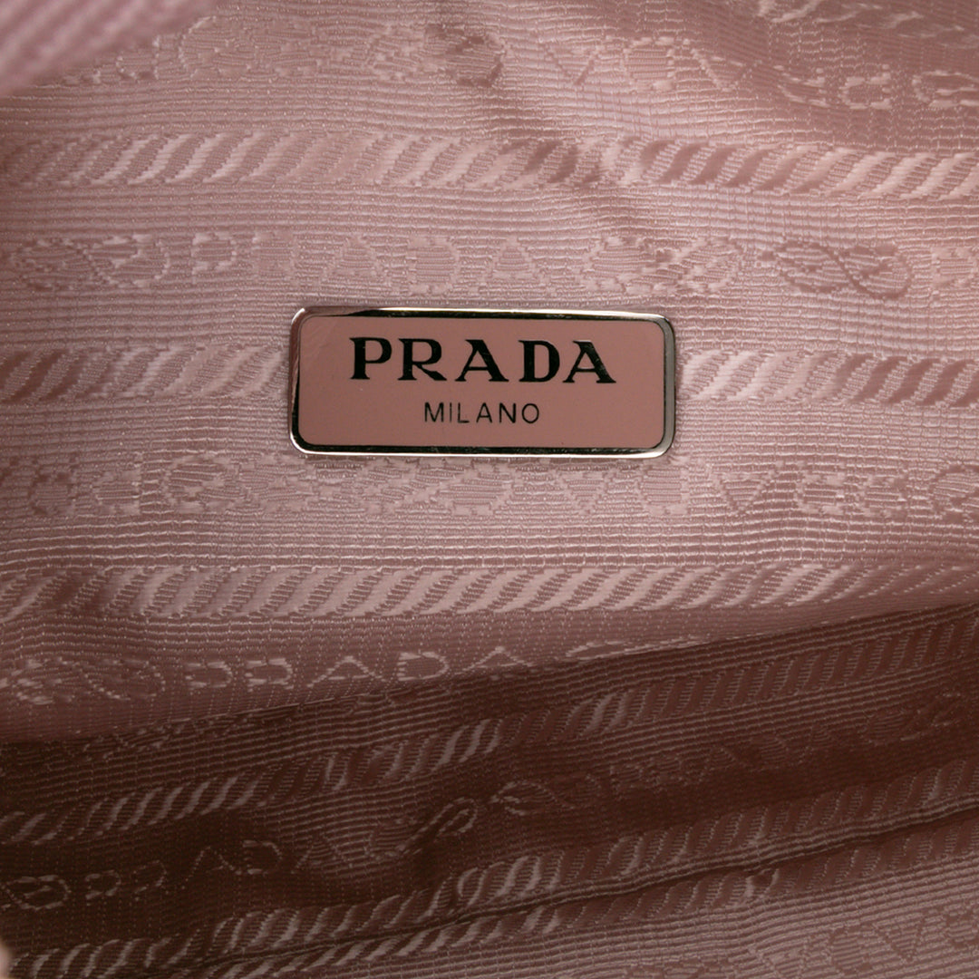 Mini Re Nylon Re Edition 2000 Shoulder Bag Pink - Gaby Paris
