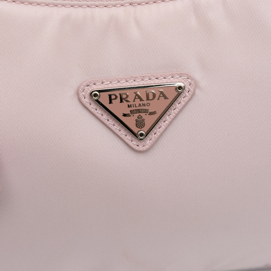 Mini Re Nylon Re Edition 2000 Shoulder Bag Pink - Gaby Paris