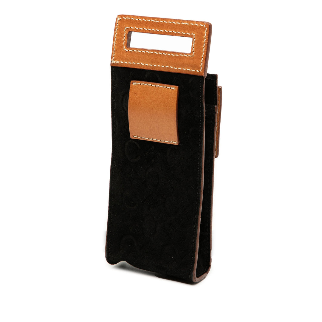 Celine C Macadam Daim Pochette Sac porté croisé
