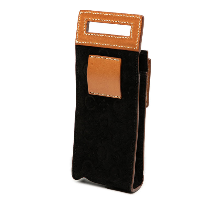 Celine C Macadam Daim Pochette Sac porté croisé