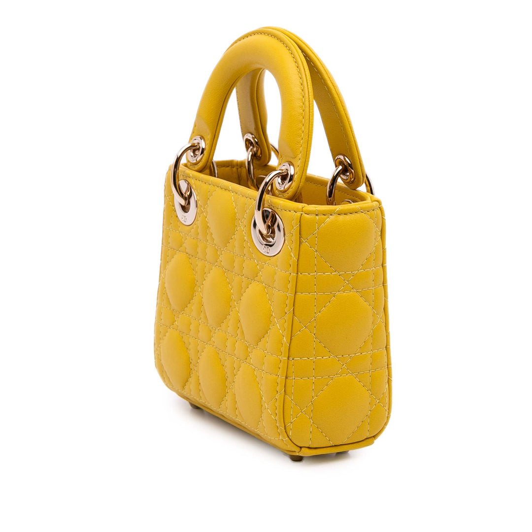 Dior Micro Cuir d’agneau Cannage Lady Dior